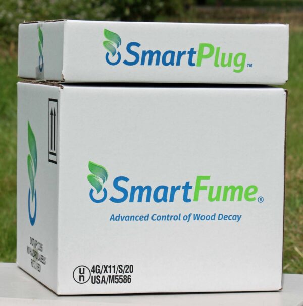 SmartFume® Complete System contains: 300 fumigant cartridges and 300 SmartPlugs™.
